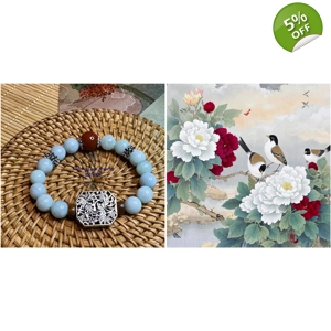 Jade - beauty and Silver - charm Bracelet 老銀手牌翡翠南紅手串