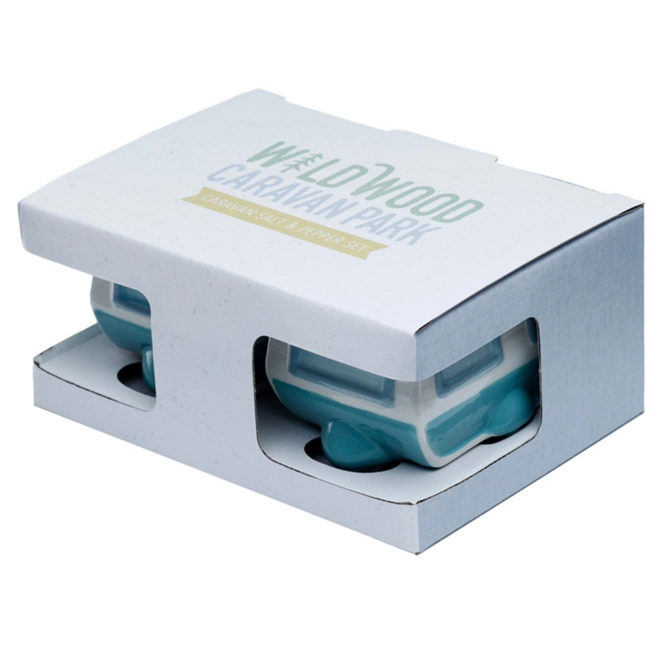Additional Image for 1 x Ceramic Salt & Pepper Set - Caravan Home Is Where You Park It