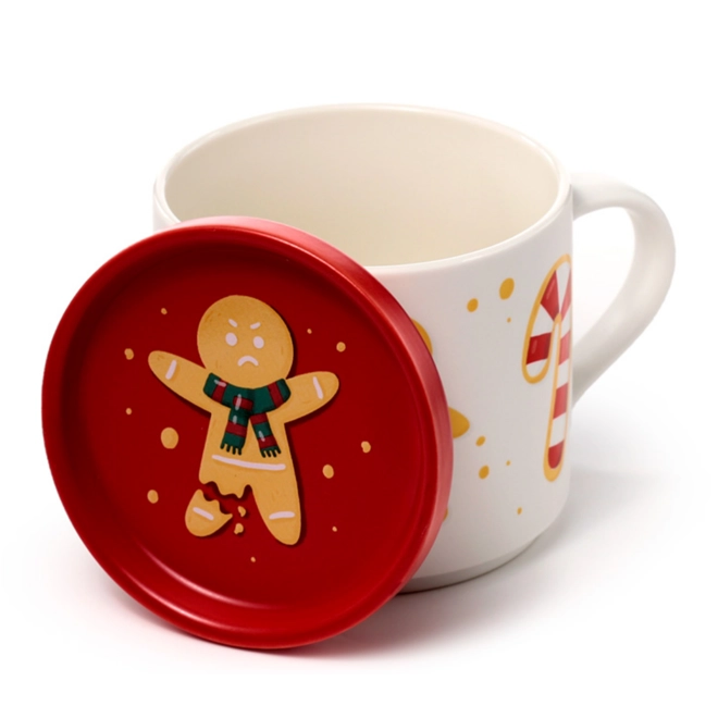 Additional Image for Christmas Baker Street - Porcelain Mug & Coaster Lid Set
