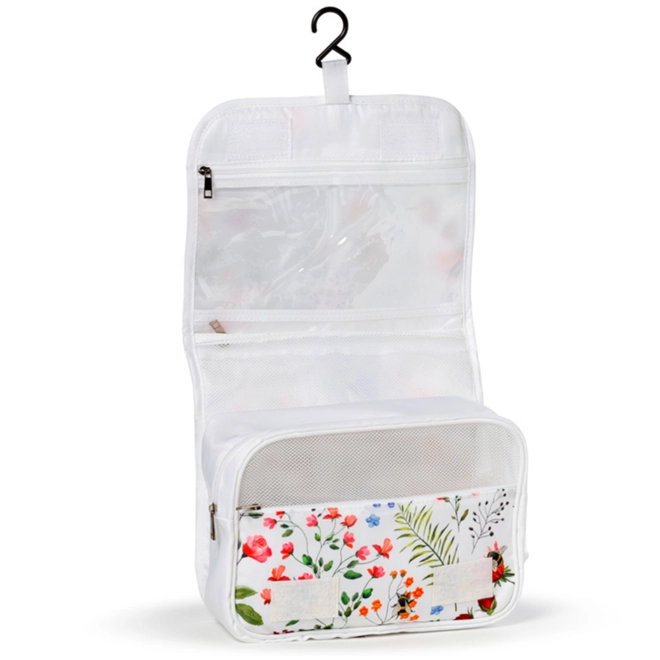 Additional Image for Hanging Make Up Toiletry Wash Bag - Nectar Meadows Product Code - BAG205