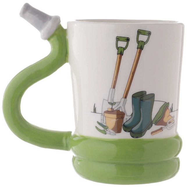 Additional Image for Novelty Garden Hose Shaped Handle Ceramic Mug