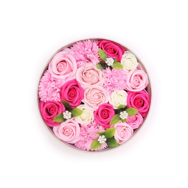Additional Image for Merci Bouquet - Soap Flowers Round Gift sets - 4 Veriations