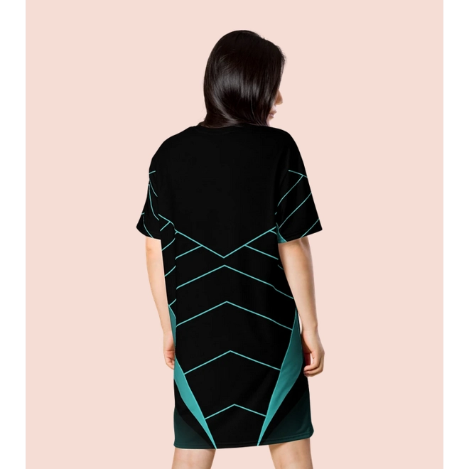 Additional Image for Vivid Convergence T-Shirt Dress From £36.77 (excl Shipping)