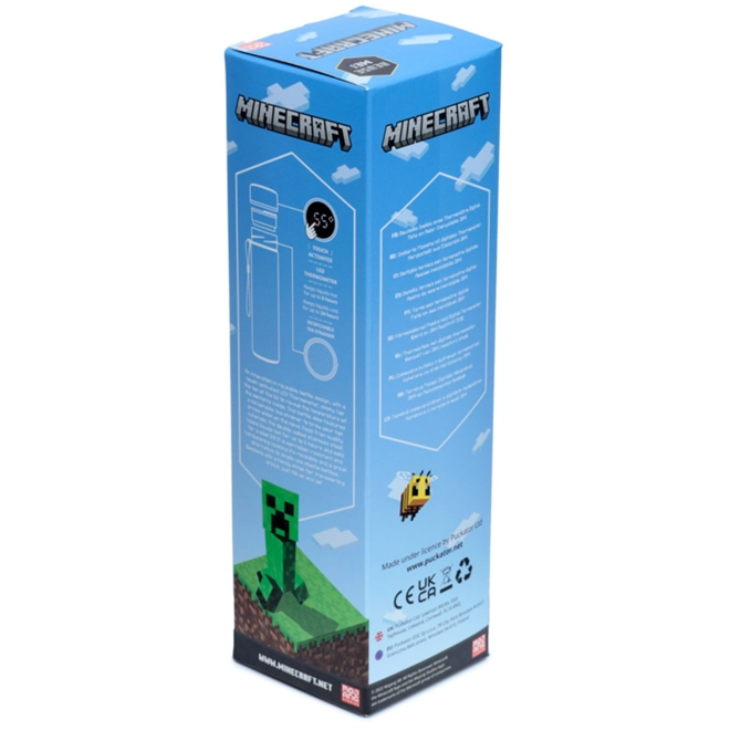 Additional Image for Minecraft Creeper Lunch Box & Reusable Insulated Drinks Bottle Digital Thermometer Set