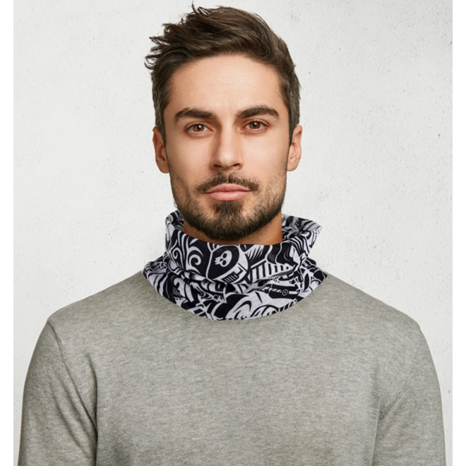 Additional Image for 2 Neck Warmer Tube Scarf set