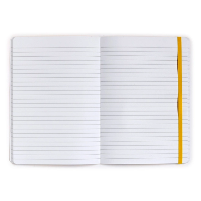 Additional Image for Recycled Paper A5 Lined Notebook -  licensed The Beatles Yellow Submarine White