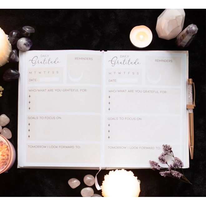 Additional Image for Gratitude Journal with Rose Quartz Pen