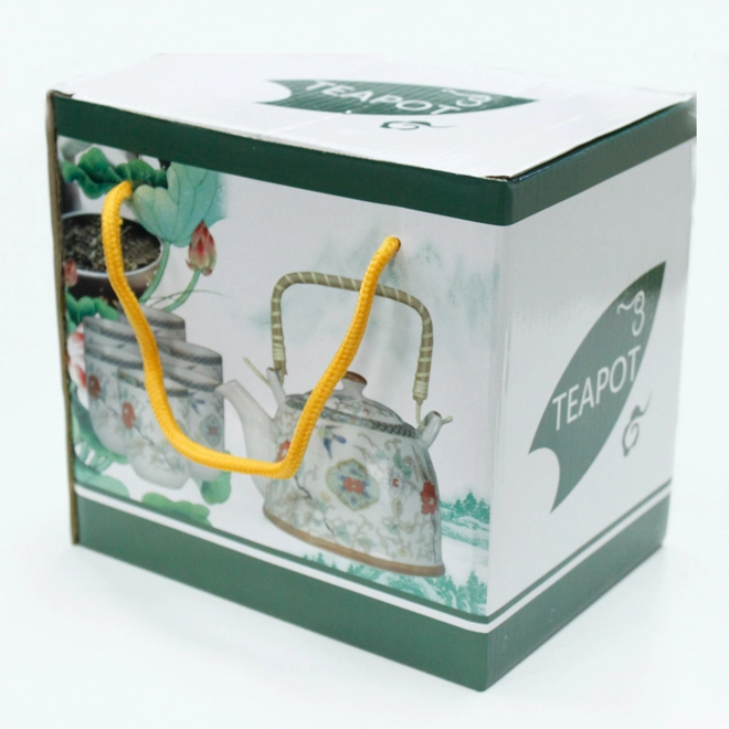 Additional Image for Druid's Forest Blend Tea 50g Pack & Herbal Teapot Set - Amber
