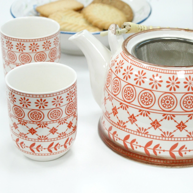 Additional Image for Druid's Forest Blend Tea 50g Pack & Herbal Teapot Set - Amber