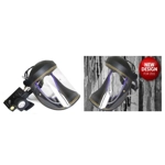 CRUSADER lite AIR FED VISOR, Airfed Paint Spray Mask, With 'SPRAY HOSE'