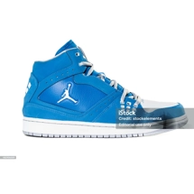 White Nike Micheal Jordans