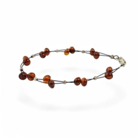 Elegant Baltic Amber Bracelet – C..