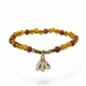 Honey Amber bracelet with gemstones