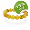 Baltic amber 12 mm brac.. Baltic amber 12 mm brac..