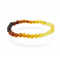 Rainbow baroque amber bracelet - ..