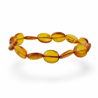 Cognac Amber Bracelet – Unique Bi..