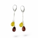 Baltic Amber Dangle Earrings – Thoughtful Presen..