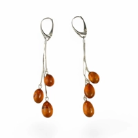 Stylish Natural Baltic Amber Earr..