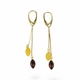 Silver Baltic Amber Earrings Celebrate Her Speci..