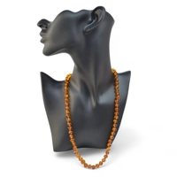 Fashion Cognac amber necklace gif..