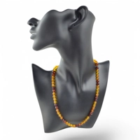 Round Amber Necklace For Women Or..