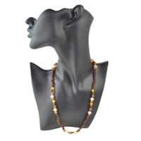 Women's necklace with Baltic amber