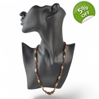 Amber necklace for men 49 cm
