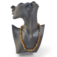 Authentic Amber necklace green ge..