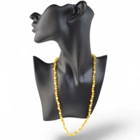 Amber Necklace Honey Matt Beads