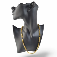 Raw amber necklace 50 cm for adults