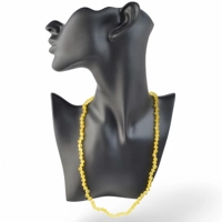 Raw amber necklace 55 cm