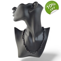 Chips Amber Necklace – Men's neck..