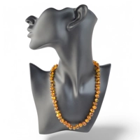 Amber Necklace: Natural Stone Nec..