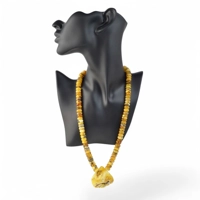 Sun-Kissed Amber Necklace: Natura..