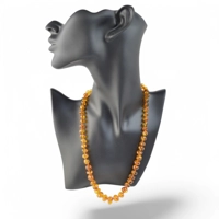 Cognac Amber Necklace: Natural St..