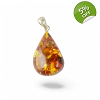 Minimalist Pendant With Baltic Am..