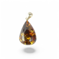 Amber Pendant - Genuine Gemstone ..