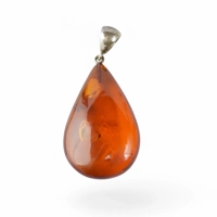Amber Pendant - Cherry Drop Amber..