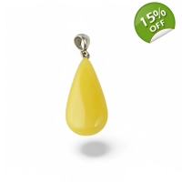 Amber Pendant For Women Anniversa..