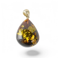Baltic Amber Pendant in Silver – ..