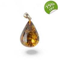 Baltic Amber Pendant with Sterlin..