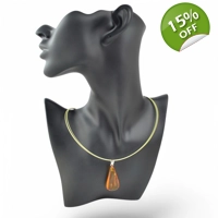 Insect Amber Pendant - Natural Ba..