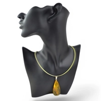 Baltic Amber Pendant with Elegant..