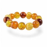 Multicolor Chunky Baltic Amber Br..