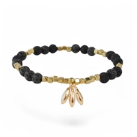 Lava bracelet natural gemstones