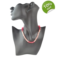 Colorful gemstones necklace for b..