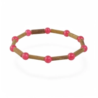 Gemstone hazelwood bracelet for W..