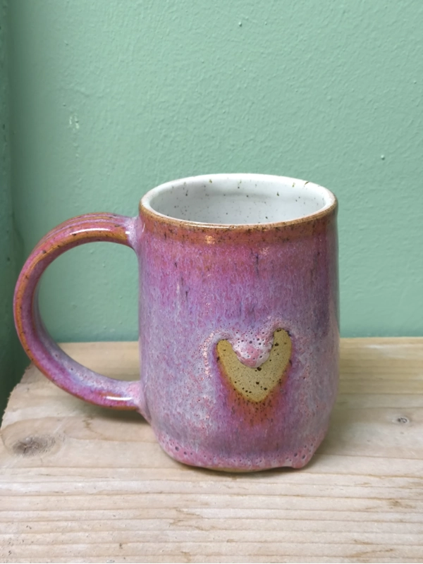 Pink Heart Gloop Mug